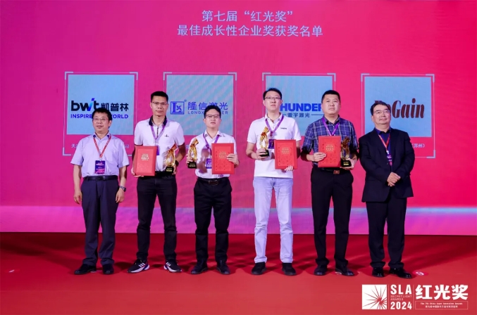隆信激光榮獲2024年紅光獎(jiǎng)“最佳成長(zhǎng)性企業(yè)獎(jiǎng)”